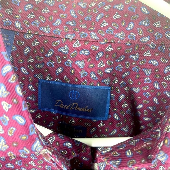 NWT David Donahue Longsleeve Button Down Shirt - Picture 4 of 8